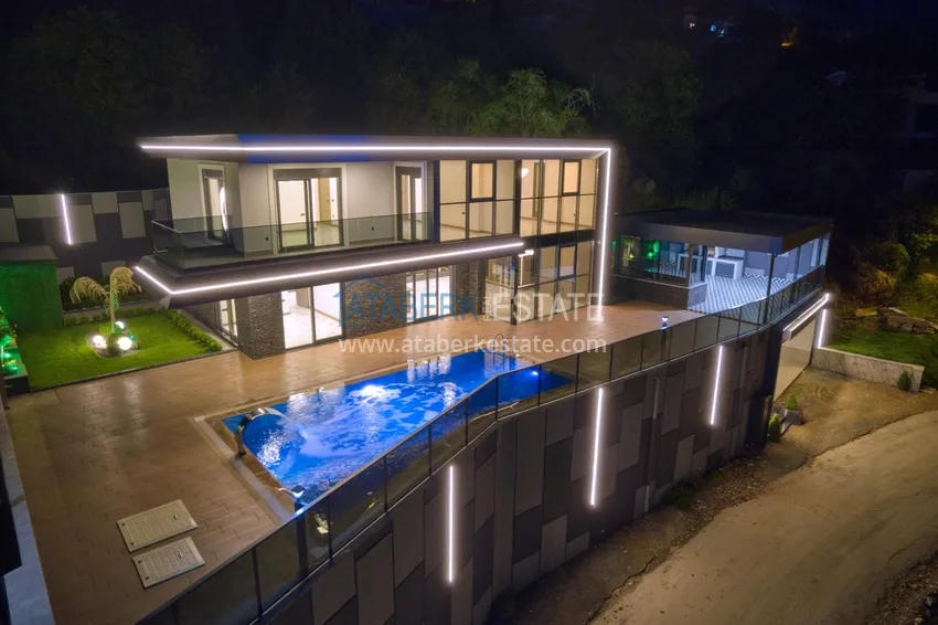Luksusowa willa w Kestel, Alanya — nowoczesny design, panoramiczne widoki i pełny komfort 2 