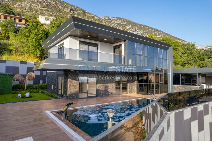 Luksusowa willa w Kestel, Alanya — nowoczesny design, panoramiczne widoki i pełny komfort 3 