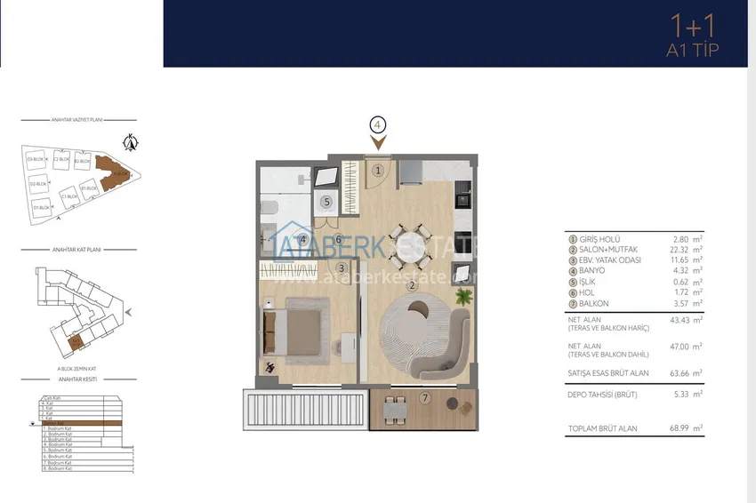 Kupuj taniej Apartamenty w Stambule dla obywatelstwa - nowy elitarny projekt w dzielnicy Etiler, Besiktas 1 