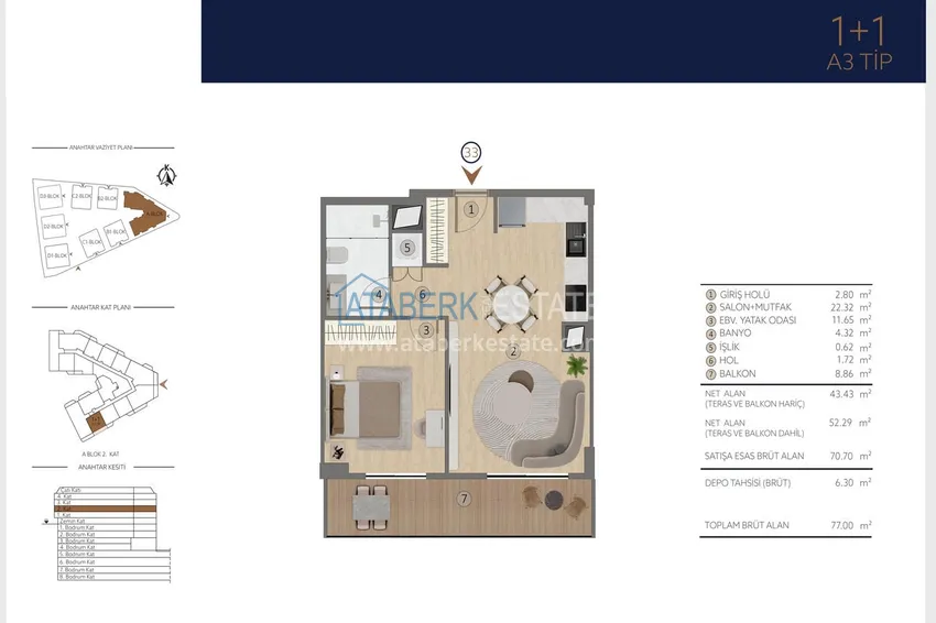 Kupuj taniej Apartamenty w Stambule dla obywatelstwa - nowy elitarny projekt w dzielnicy Etiler, Besiktas 3 