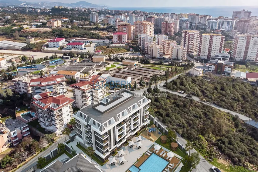 Apartament pod klucz 1+1 w Alanyi, dzielnica Oba — nieruchomość na zezwolenie na pobyt  1 