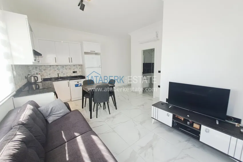 Kupuj  Apartament pod klucz 1+1 w Alanyi, dzielnica Oba — nieruchomość na zezwolenie na pobyt  3 