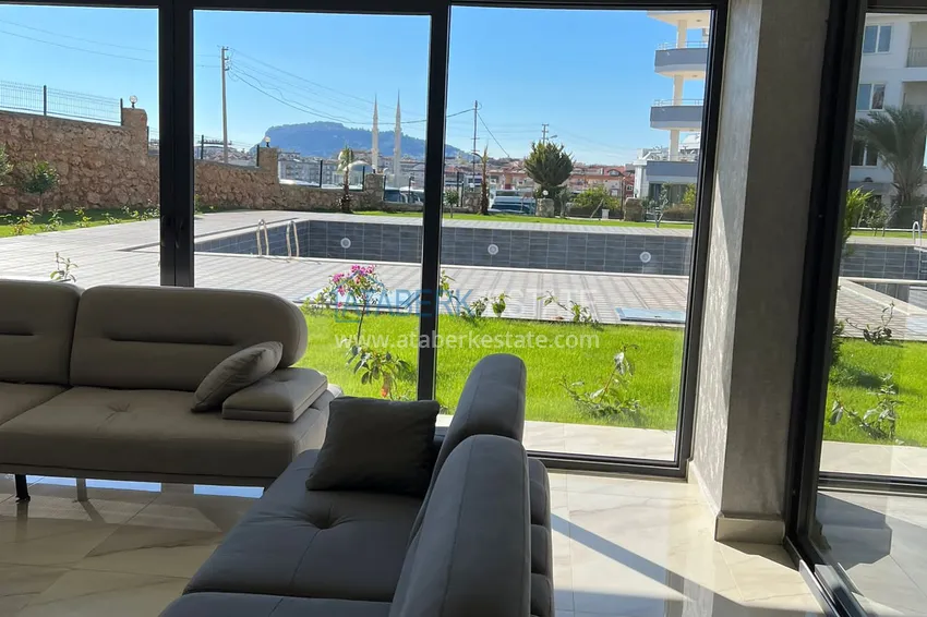 Apartament pod klucz 1+1 w Alanyi, dzielnica Oba — nieruchomość na zezwolenie na pobyt  6 