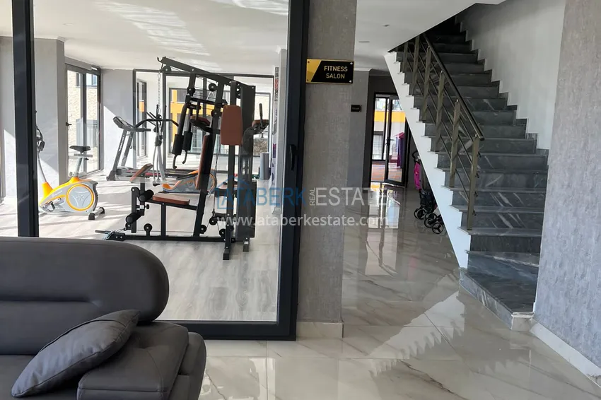Apartament pod klucz 1+1 w Alanyi, dzielnica Oba — nieruchomość na zezwolenie na pobyt  9 