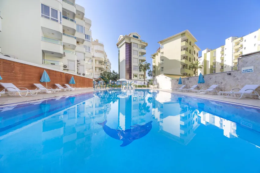 Mieszkanie 2+1 na zezwolenie na pobyt w dzielnicy Alanya — Oba, pierwsza linia brzegowa 7 