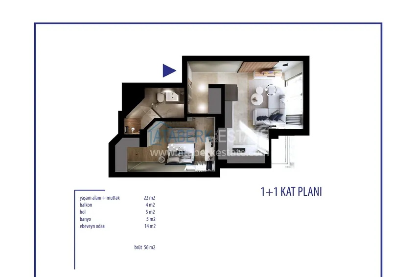 Kupuj taniej Nowoczesne apartamenty w dzielnicy Antalya, Lara - Çağlayan. Nieruchomości inwestycyjne od dewelopera  2 