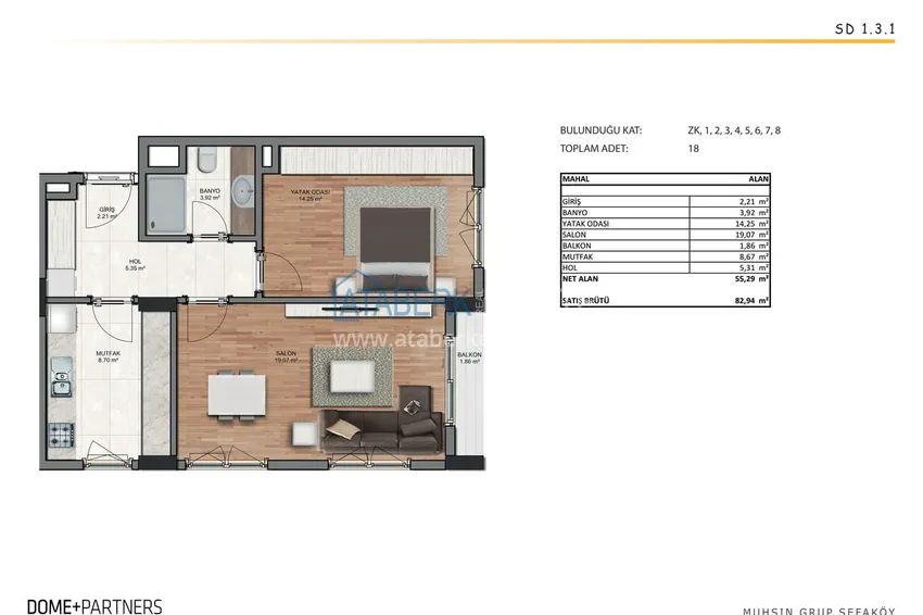 Kupuj taniej Mieszkania inwestycyjne w Stambule — apartamenty od dewelopera z gwarantowanym czynszem 7 