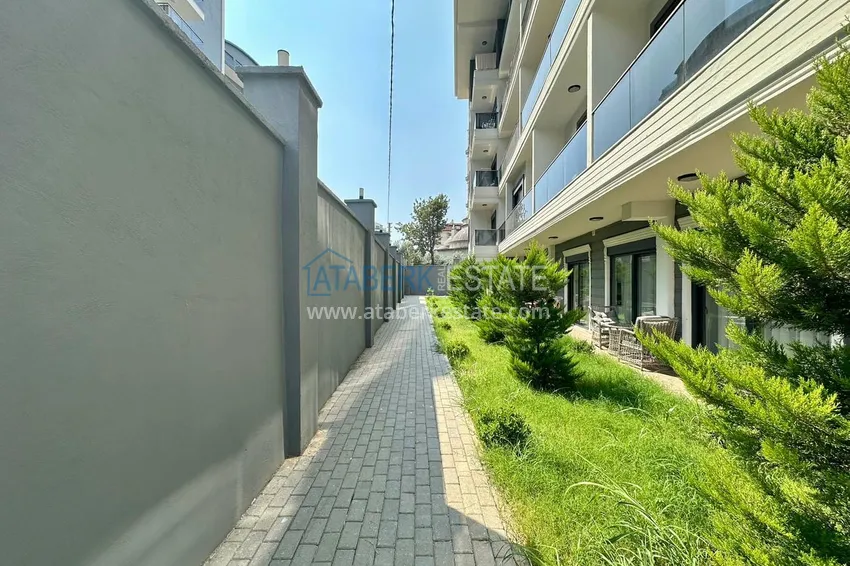 1+1 apartamenty z doskonałym wykończeniem w centrum Alanyi, plaża Kleopatra 6 