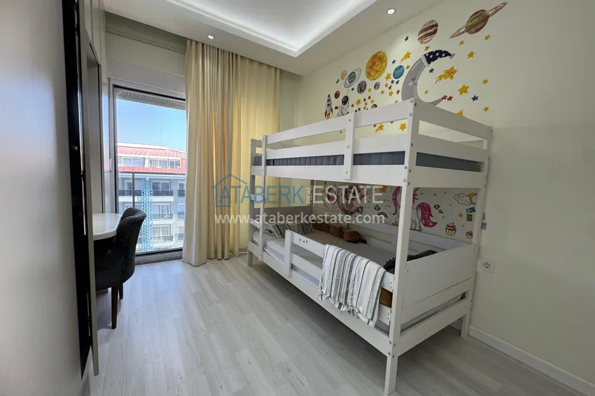 Kupuj  Dwupoziomowy penthouse w Alanya, dzielnica Kestel - umeblowany i z widokiem na morze  11 