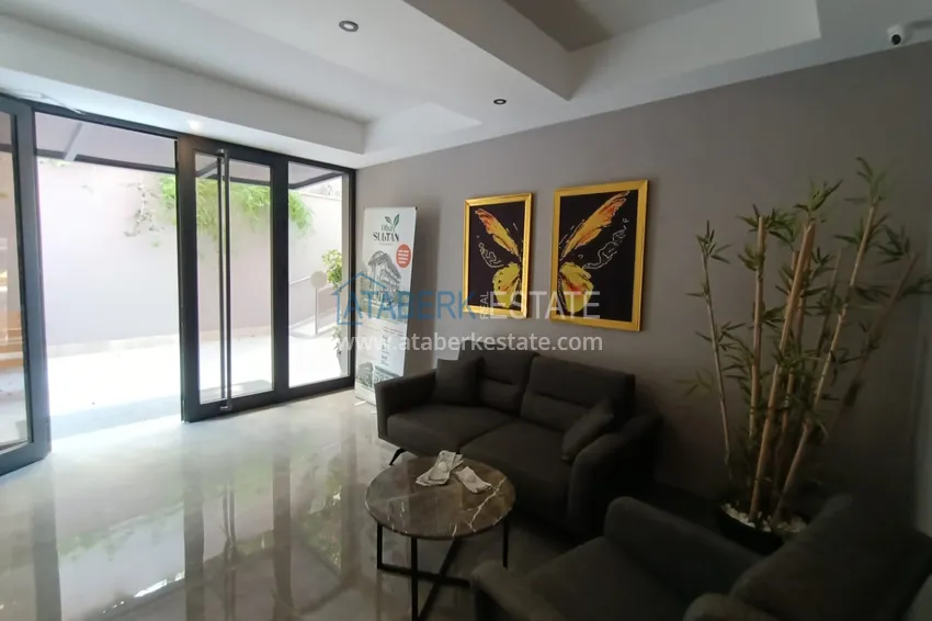 Apartament pod klucz z jedną sypialnią w centrum Alanyi, plaża Kleopatra — luksusowy kompleks 12