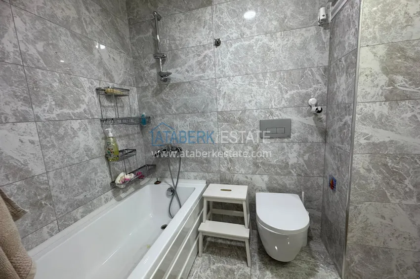 Kupuj  Dwupoziomowy penthouse w Alanya, dzielnica Kestel - umeblowany i z widokiem na morze  13 
