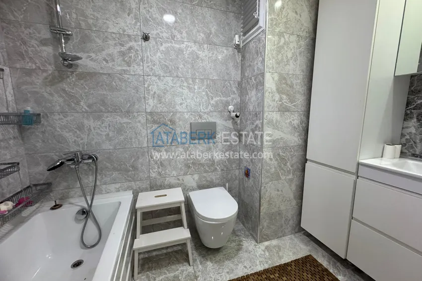 Kupuj  Dwupoziomowy penthouse w Alanya, dzielnica Kestel - umeblowany i z widokiem na morze  14 