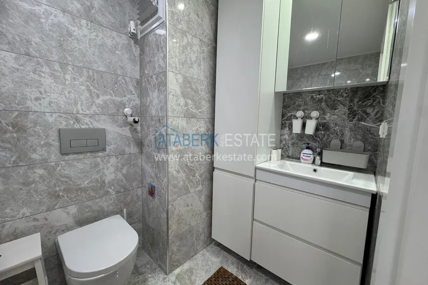 Kupuj  Dwupoziomowy penthouse w Alanya, dzielnica Kestel - umeblowany i z widokiem na morze  15 