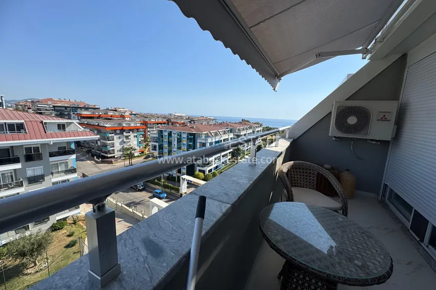 Kupuj  Dwupoziomowy penthouse w Alanya, dzielnica Kestel - umeblowany i z widokiem na morze  22 