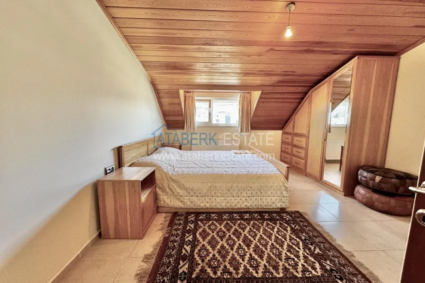 Kupuj  Przestronny, panoramiczny dwupoziomowy penthouse w centrum Alanyi — umeblowany i wyposażony w saunę, odpowiedni na zezwolenie na pobyt  18 