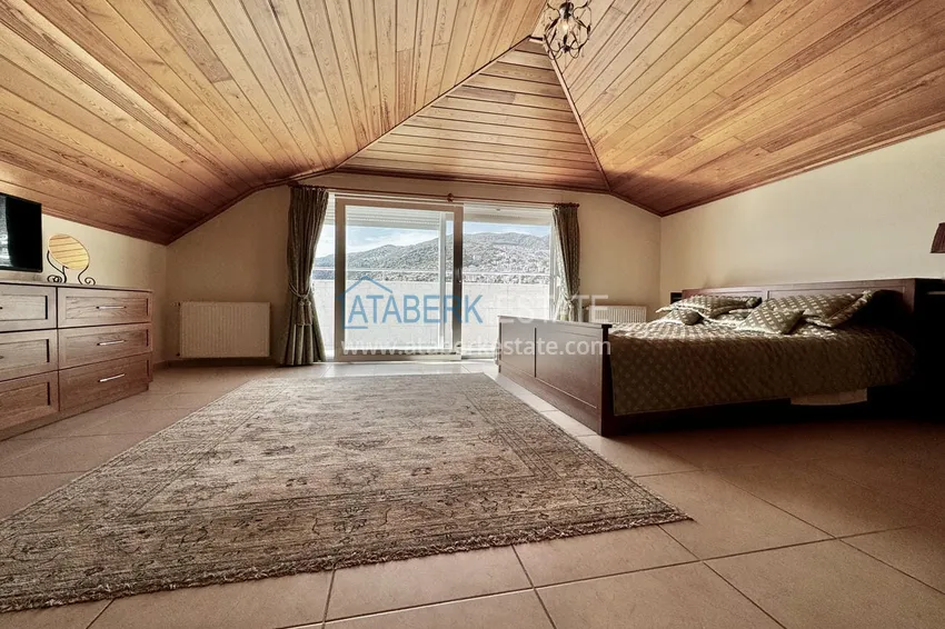Kupuj  Przestronny, panoramiczny dwupoziomowy penthouse w centrum Alanyi — umeblowany i wyposażony w saunę, odpowiedni na zezwolenie na pobyt  20 