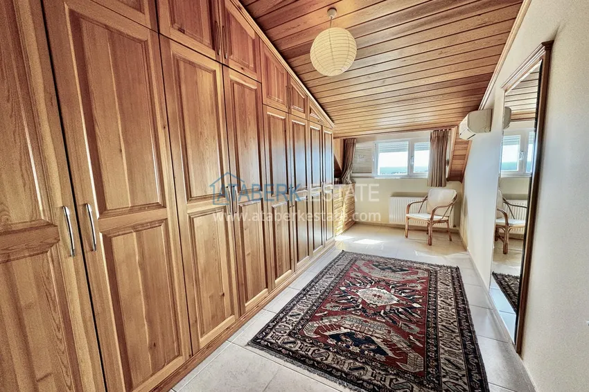 Kupuj  Przestronny, panoramiczny dwupoziomowy penthouse w centrum Alanyi — umeblowany i wyposażony w saunę, odpowiedni na zezwolenie na pobyt  21 