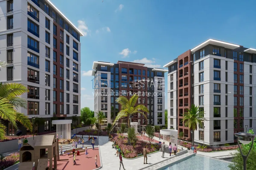 Rodzinny kompleks mieszkalny w Beylikduzu, Stambuł - apartamenty od dewelopera nadają się do obywatelstwa 11 