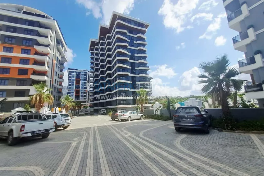 Trzypokojowe mieszkanie z widokiem na morze w kompleksie w budowie - dzielnica Mahmutlar, Alanya 5 