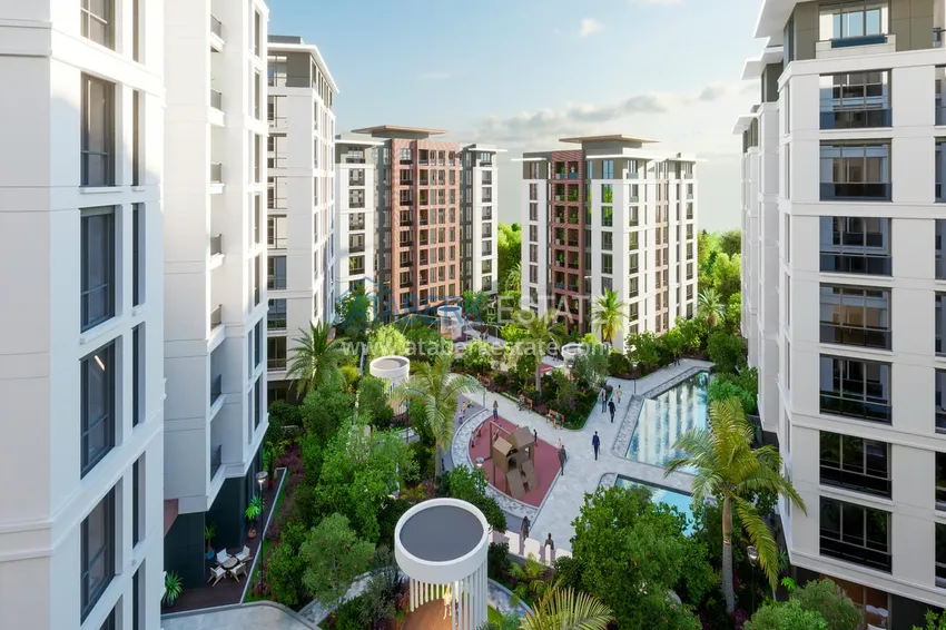 Rodzinny kompleks mieszkalny w Beylikduzu, Stambuł - apartamenty od dewelopera nadają się do obywatelstwa 10 