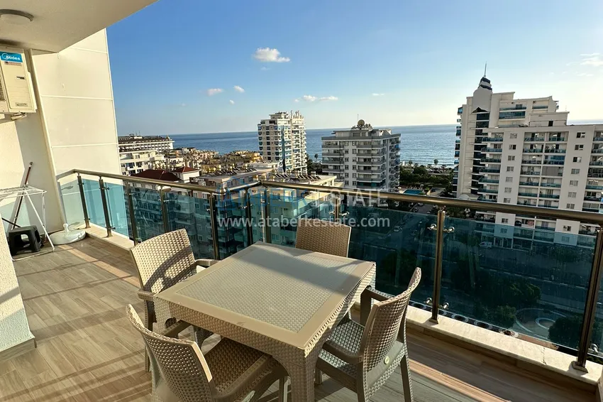 Kupuj  Apartament 1+1 z widokiem na morze w Mahmutlar — pod klucz, 70 m², druga linia brzegowa 14 