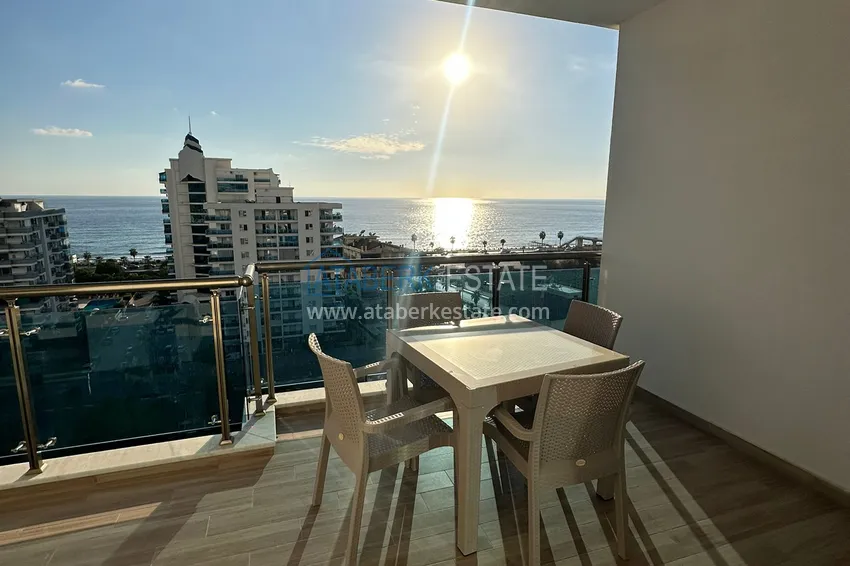 Kupuj  Apartament 1+1 z widokiem na morze w Mahmutlar — pod klucz, 70 m², druga linia brzegowa 15 