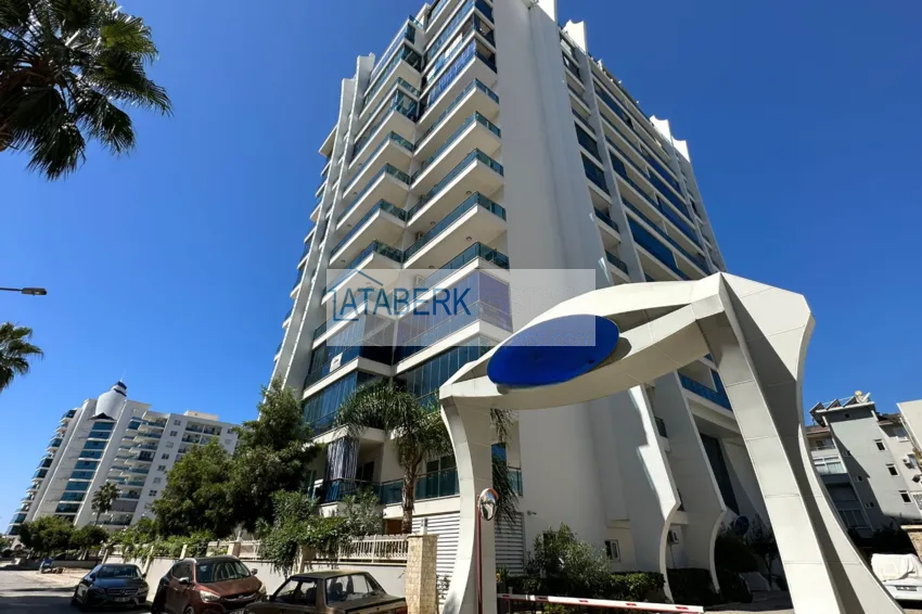 Apartament 1+1 z widokiem na morze w Mahmutlar — pod klucz, 70 m², druga linia brzegowa 2 