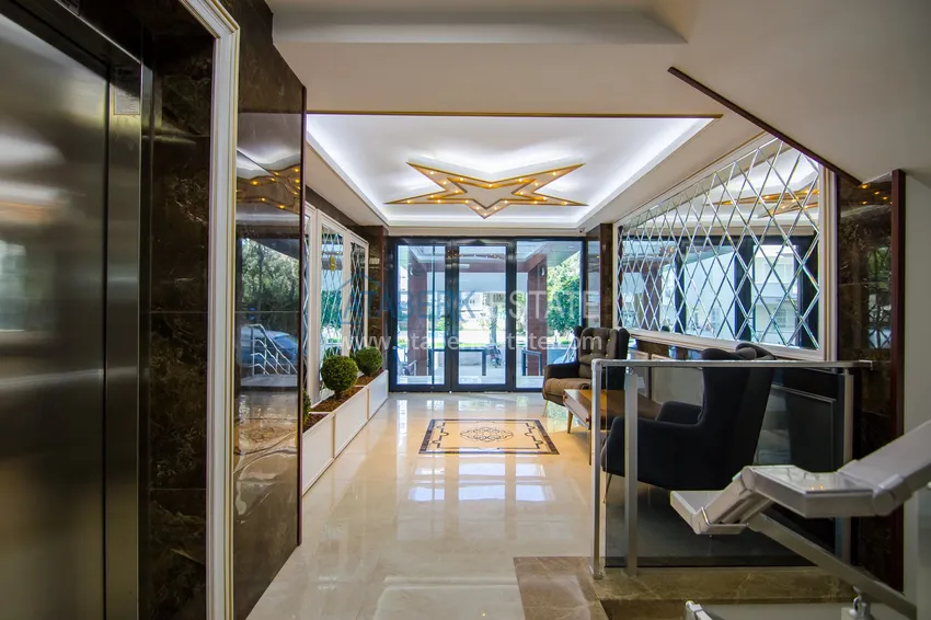Apartament 2+1 z meblami i częściowym widokiem na morze — Alanya, dzielnica Mahmutlar  20 