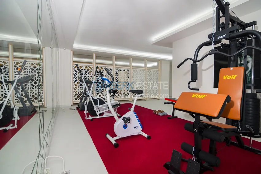 Apartament 2+1 z meblami i częściowym widokiem na morze — Alanya, dzielnica Mahmutlar  22 