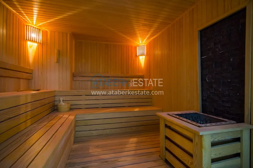 Apartament 2+1 z meblami i częściowym widokiem na morze — Alanya, dzielnica Mahmutlar  25 