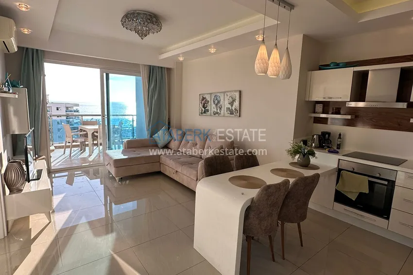 Kupuj  Apartament 1+1 z widokiem na morze w Mahmutlar — pod klucz, 70 m², druga linia brzegowa 1 