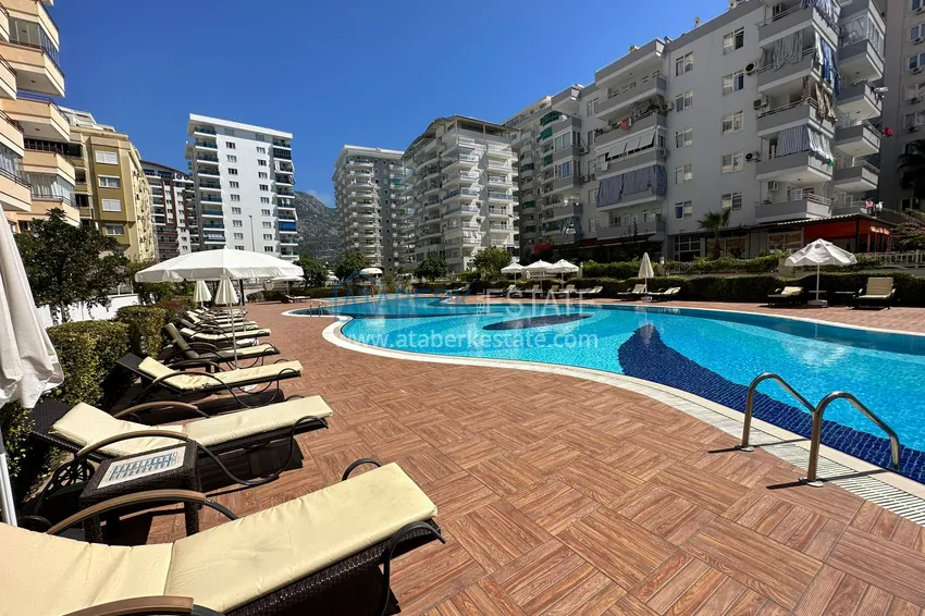 Apartament 1+1 z widokiem na morze w Mahmutlar — pod klucz, 70 m², druga linia brzegowa 4 