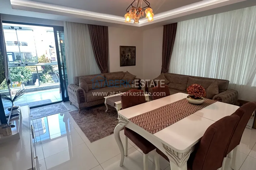 Kupuj  Apartament 2+1 z meblami i częściowym widokiem na morze — Alanya, dzielnica Mahmutlar  4 