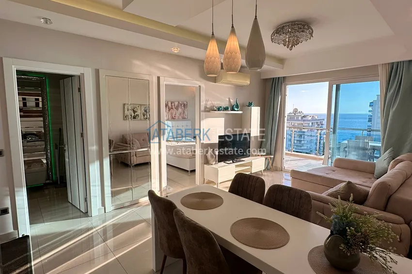 Kupuj  Apartament 1+1 z widokiem na morze w Mahmutlar — pod klucz, 70 m², druga linia brzegowa 4 