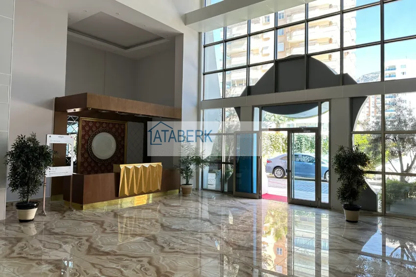 Apartament 1+1 z widokiem na morze w Mahmutlar — pod klucz, 70 m², druga linia brzegowa 7 