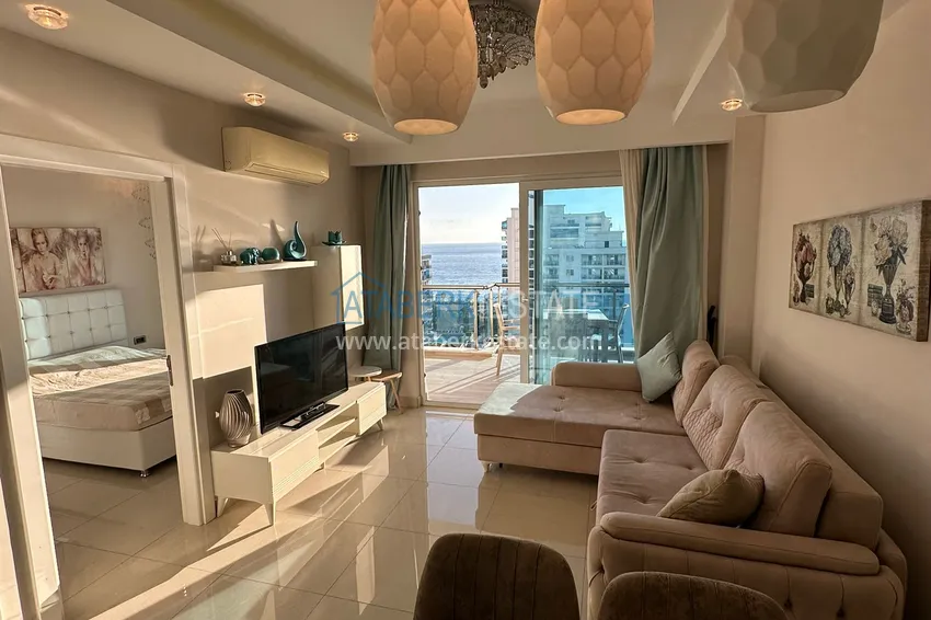 Kupuj  Apartament 1+1 z widokiem na morze w Mahmutlar — pod klucz, 70 m², druga linia brzegowa 5 