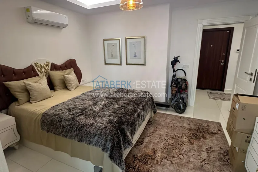 Kupuj  Apartament 2+1 z meblami i częściowym widokiem na morze — Alanya, dzielnica Mahmutlar  9 