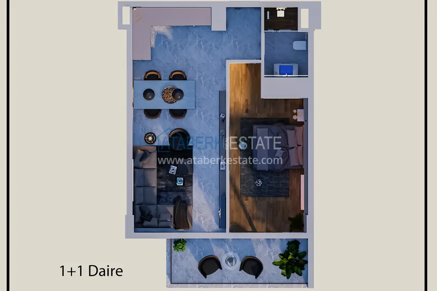 Kupuj taniej Apartamenty od dewelopera w Avsallar — korzystne warunki ratalne  3 