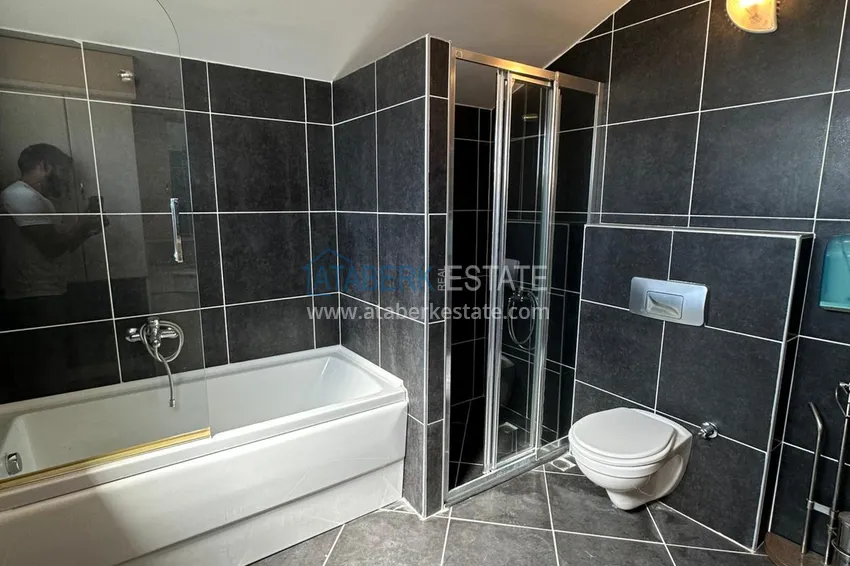Kupuj  Penthouse - dwupoziomowy 3+1 z oddzielną kuchnią i widokiem na morze w Alanya, dzielnica Oba  22 