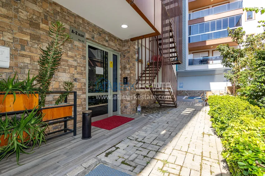 Nieruchomość w Alanyi: apartament 2+1 300 metrów od plaży Kleopatra - nadaje się na zezwolenie na pobyt 11 