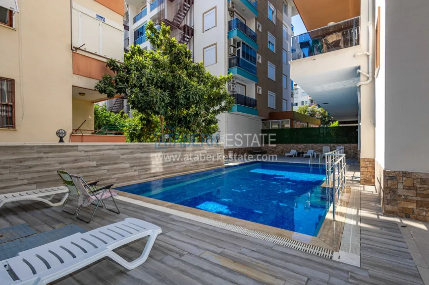 Nieruchomość w Alanyi: apartament 2+1 300 metrów od plaży Kleopatra - nadaje się na zezwolenie na pobyt 7 