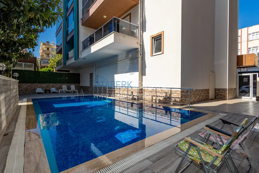 Nieruchomość w Alanyi: apartament 2+1 300 metrów od plaży Kleopatra - nadaje się na zezwolenie na pobyt 8 