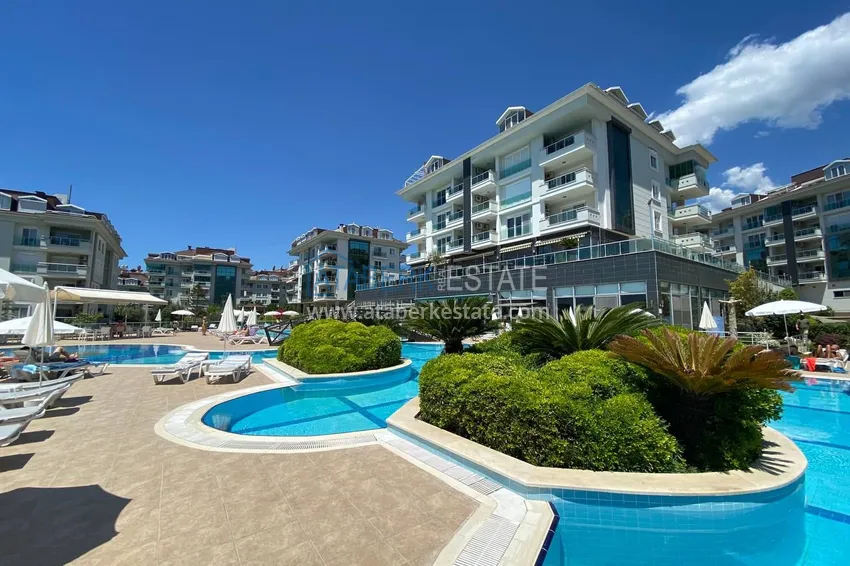 Apartament 1+1 na zezwolenie na pobyt w Alanyi, dzielnica Oba - pod klucz i widoki na góry 3 