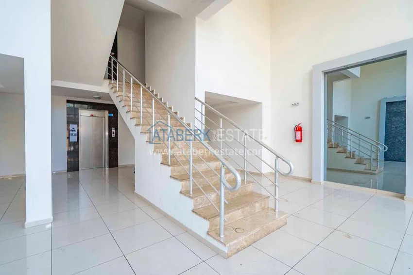 Apartament 1+1 na zezwolenie na pobyt w Alanyi, dzielnica Oba - pod klucz i widoki na góry 27 