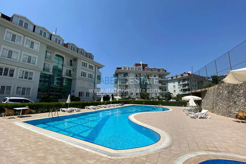Apartament 1+1 na zezwolenie na pobyt w Alanyi, dzielnica Oba - pod klucz i widoki na góry 6 