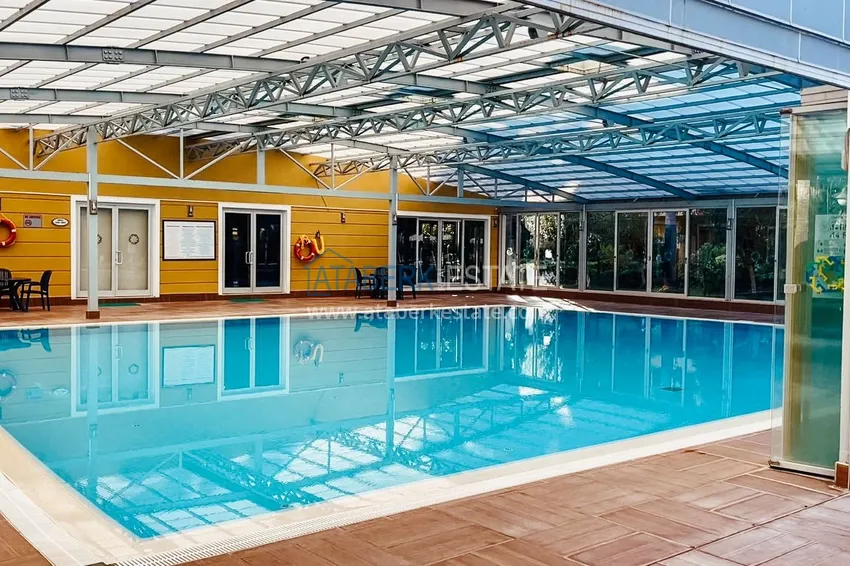 Apartament 3+1 przy plaży w centrum Alanyi, liniowy, umeblowany, opcja zezwolenia na pobyt 18 