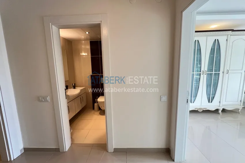 Kupuj  Duplex 4+1 z ogrodem w Kargicak — umeblowany, w luksusowym kompleksie 25 
