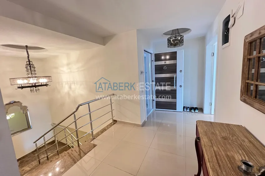 Kupuj  Duplex 4+1 z ogrodem w Kargicak — umeblowany, w luksusowym kompleksie 3 