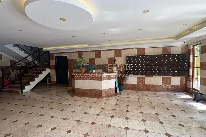 Apartament 1+1 75 m2 z widokiem na morze w Tosmur — opcja na zezwolenie na pobyt bezpośrednio od właściciela 13 