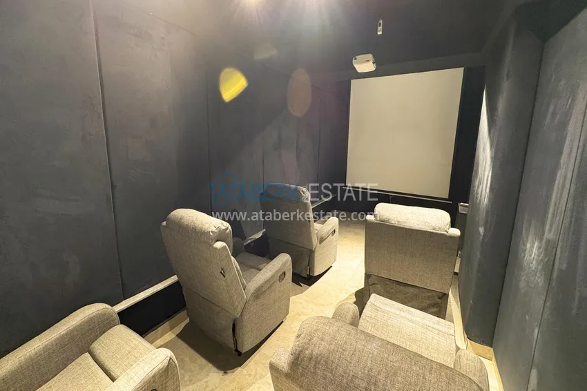 Nowoczesny apartament z dwiema sypialniami i widokiem na góry w kompleksie mieszkalnym na poziomie hotelu, Mahmutlar - Alanya 26 